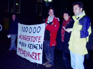 [Image: 100000 Hungertote haben keinen Medienwert]